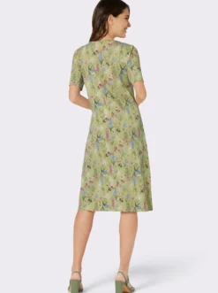 Jerseykleid mit Blumendruck