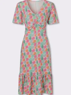 Jerseykleid mit Deko-Knoten