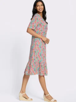 Jerseykleid mit Deko-Knoten