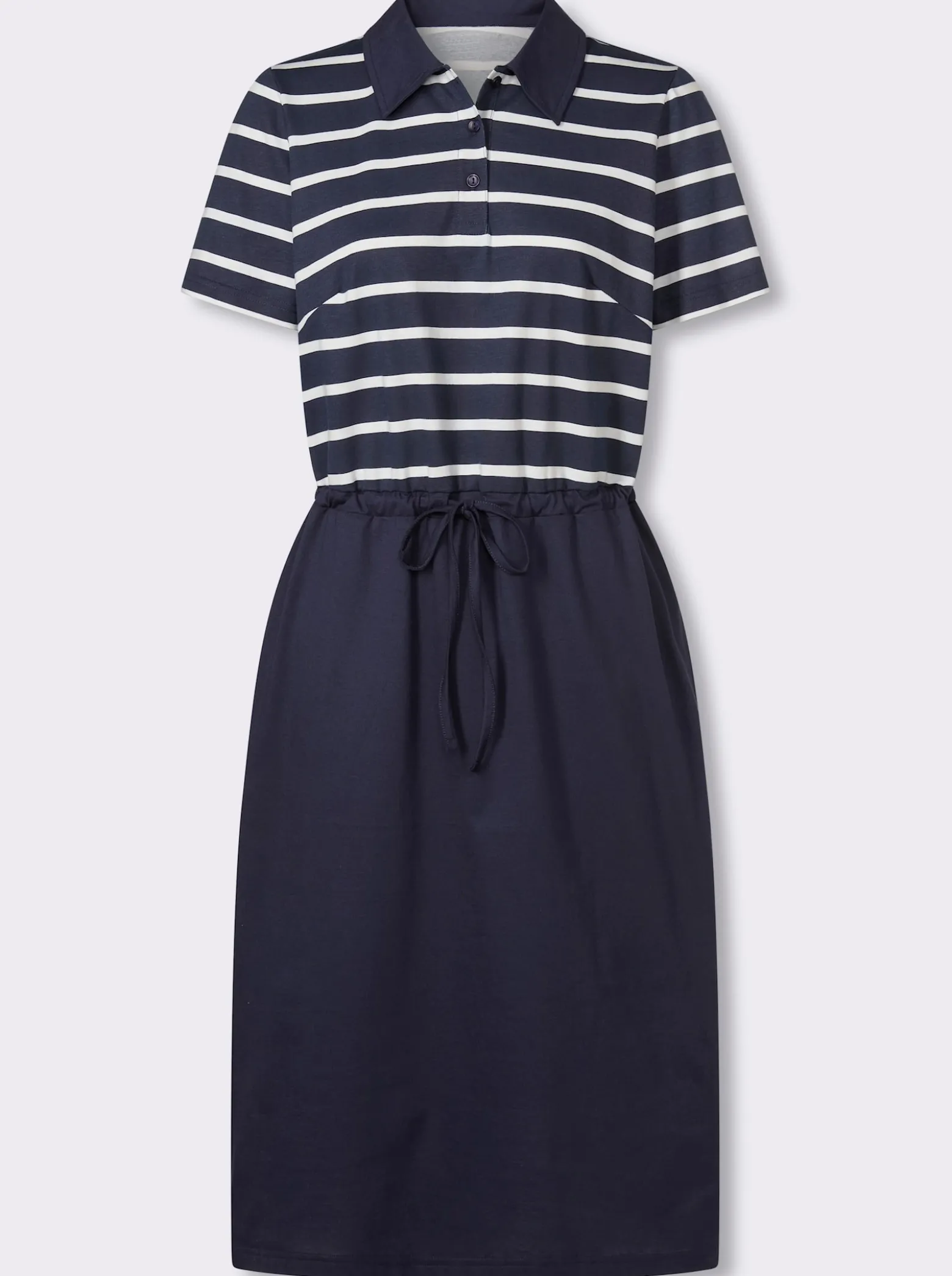 Jerseykleid mit 2 Nahttaschen