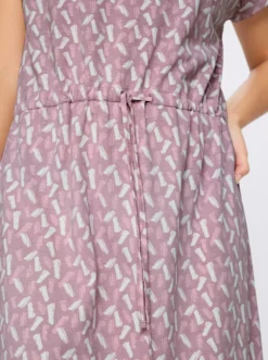 Jerseykleid mit Rundhals-Ausschnitt