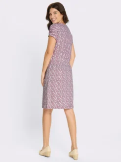Jerseykleid mit Rundhals-Ausschnitt