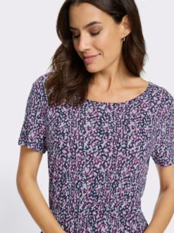 Jerseykleid mit Taillen-Gummizug