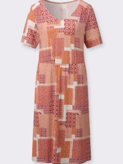 Jerseykleid mit Taillennaht