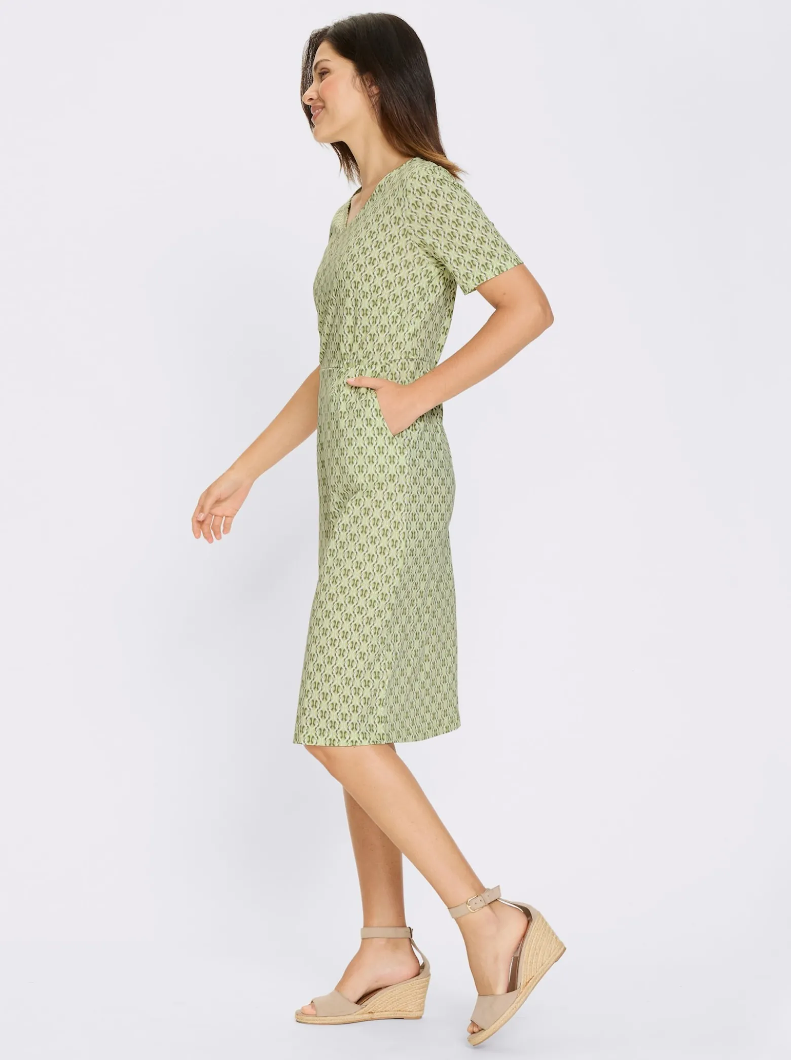 Jerseykleid mit Taschen