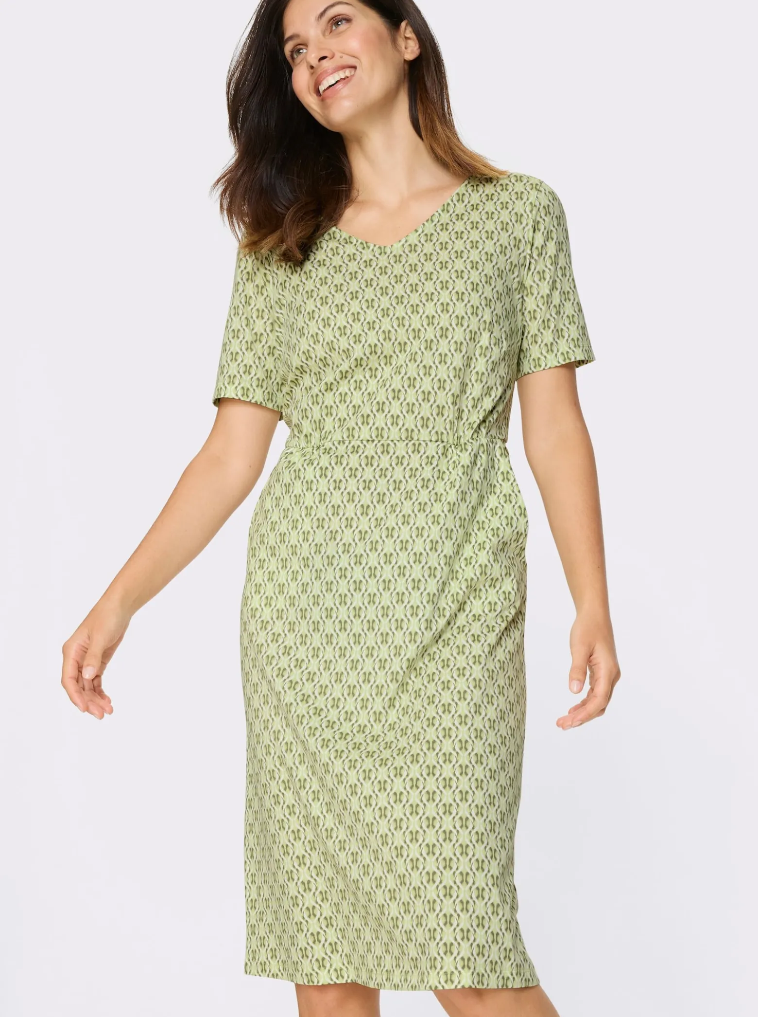 Jerseykleid mit Taschen