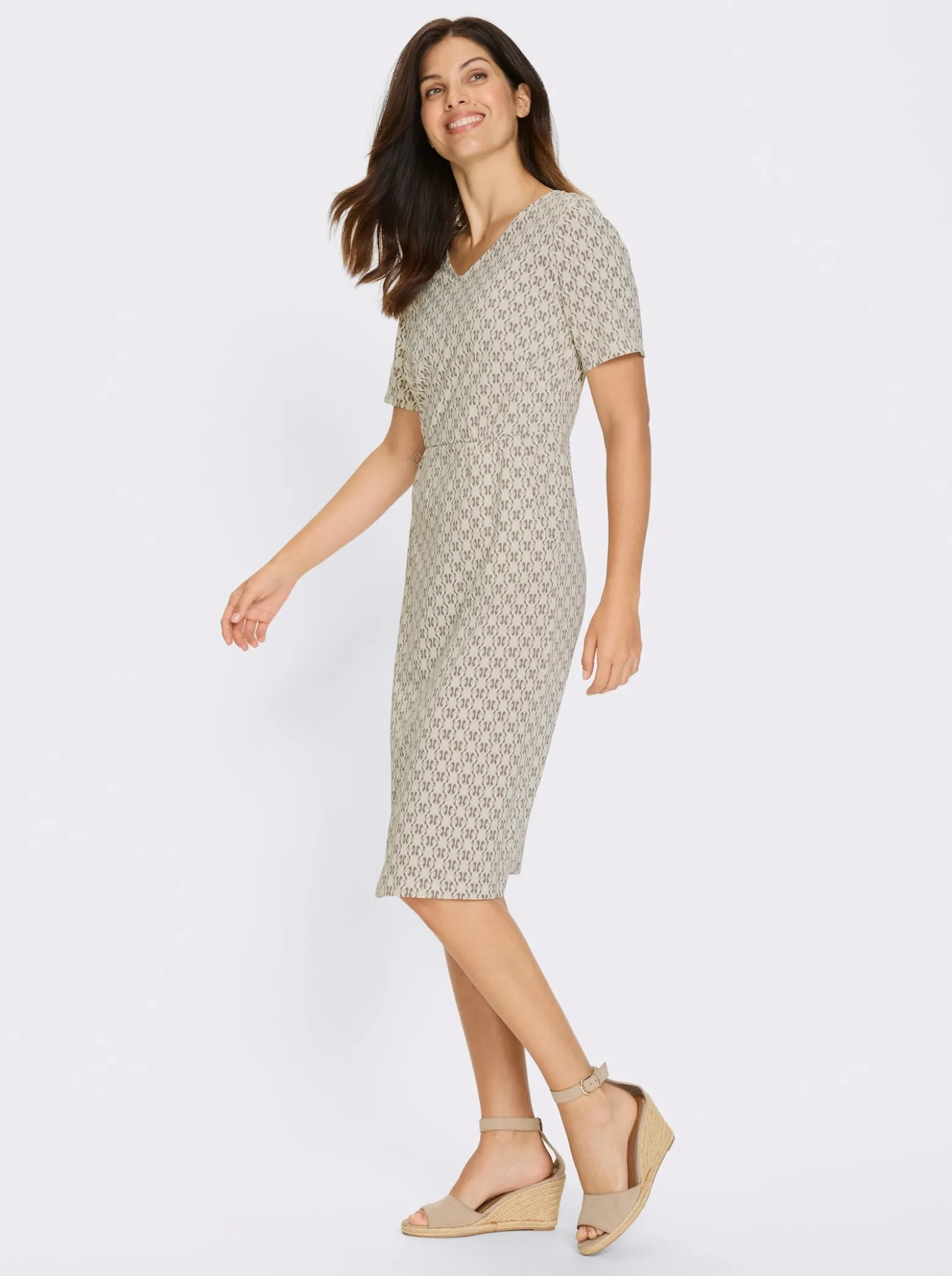 Jerseykleid mit Taschen