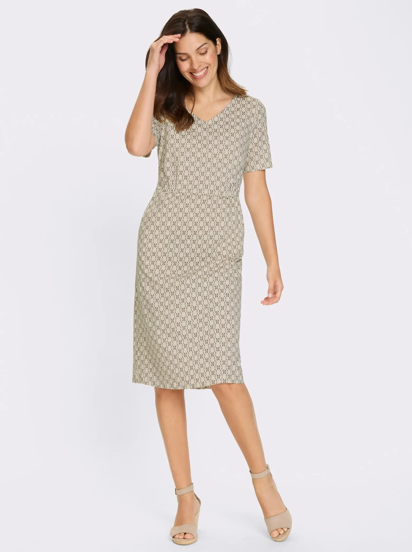 Jerseykleid mit Taschen