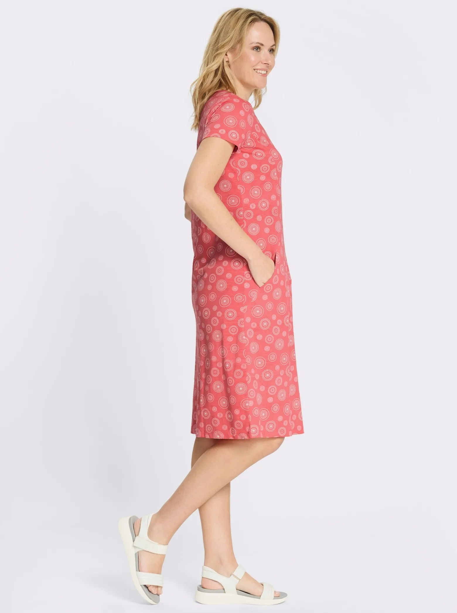 Jerseykleid mit Taschen