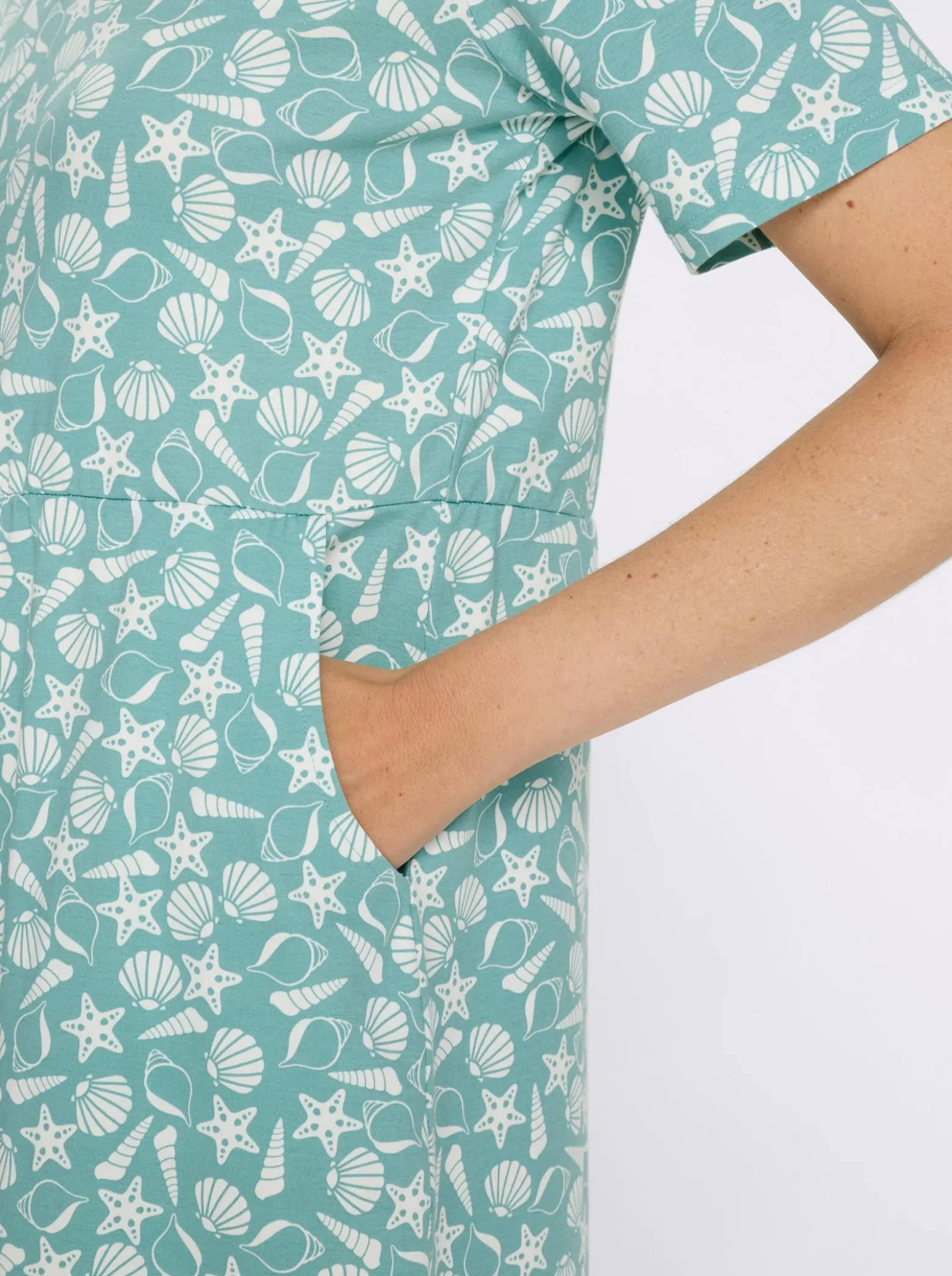 Jerseykleid mit Taschen