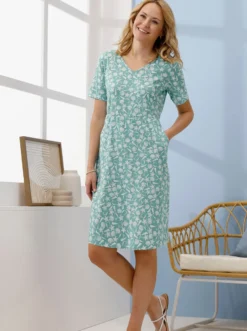 Jerseykleid mit Taschen