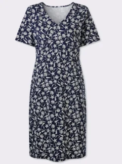 Jerseykleid mit Taschen