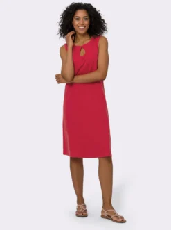 Jerseykleid mit Tropfenausschnitt