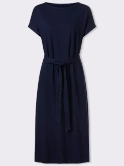 Jerseykleid mit U-Boot-Ausschnitt