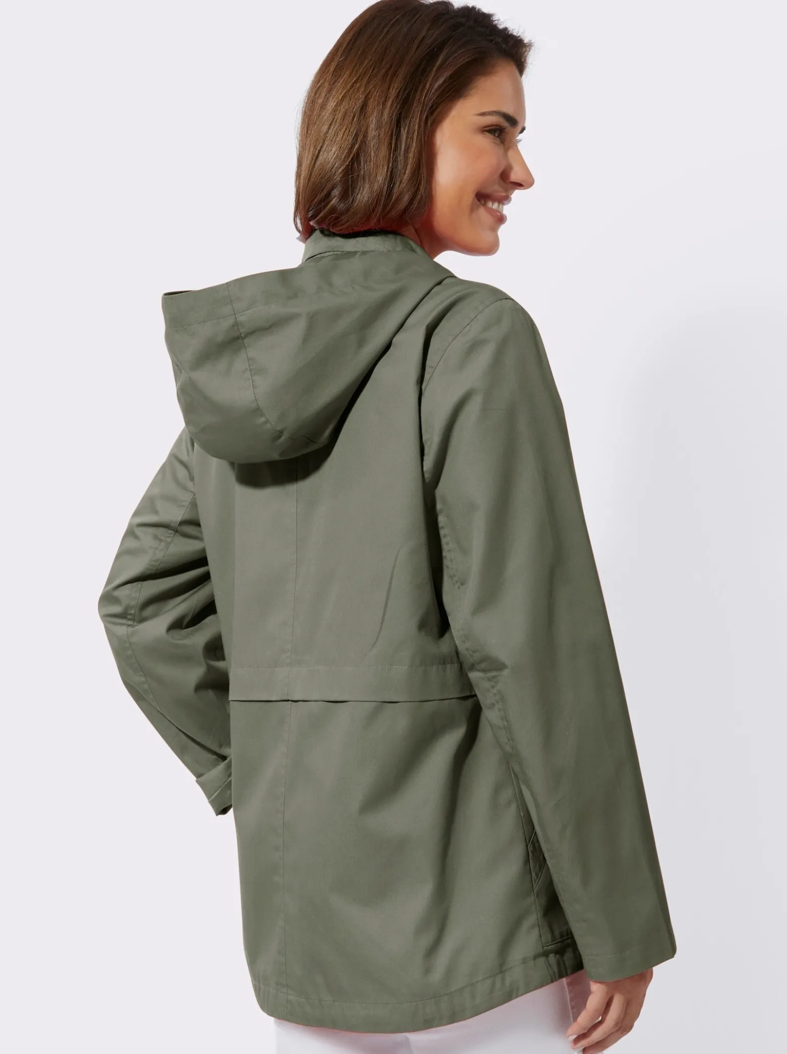 Kapuzenjacke mit Stehkragen