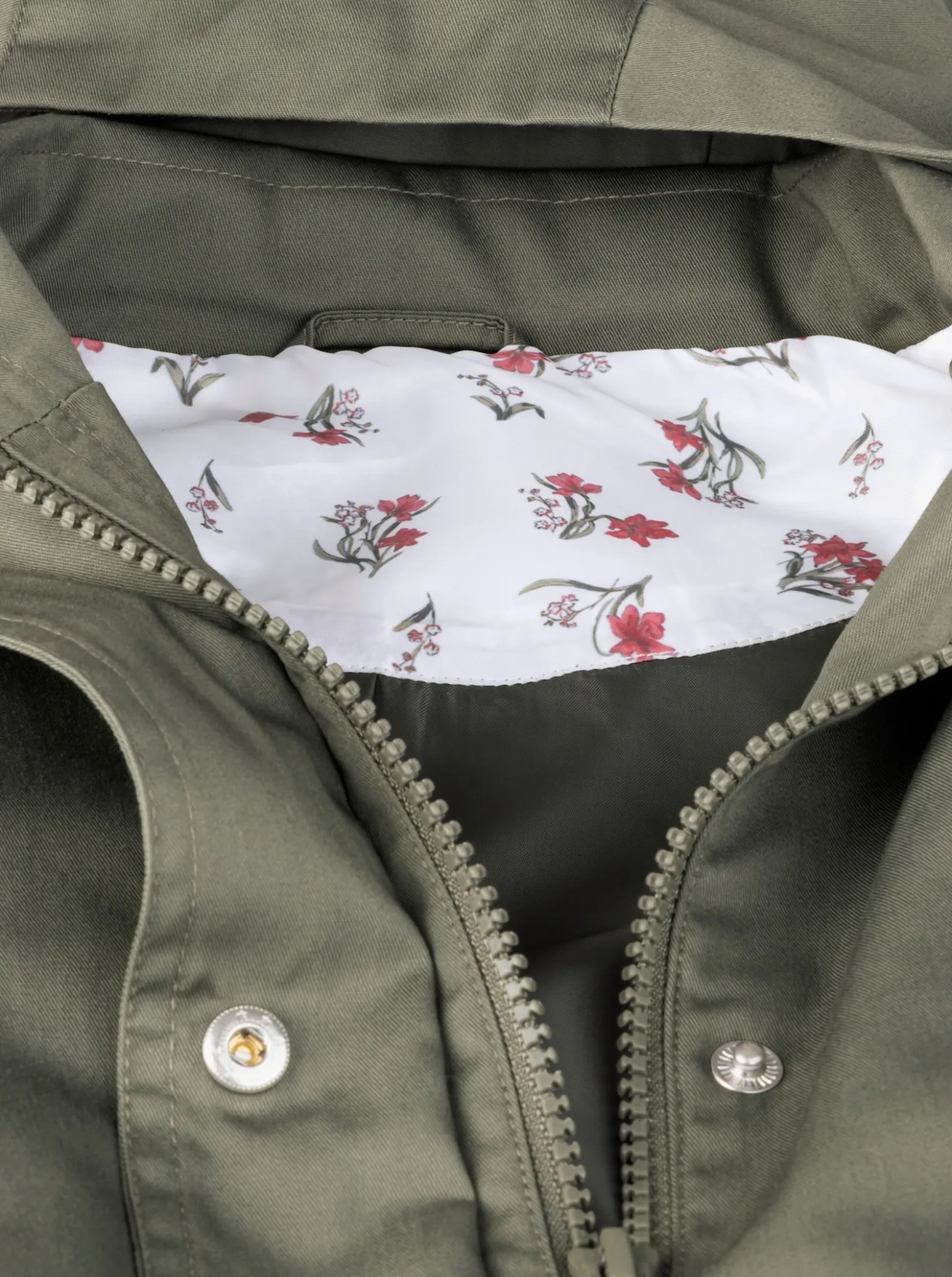 Kapuzenjacke mit Stehkragen