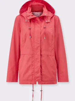 Kapuzenjacke mit Stehkragen