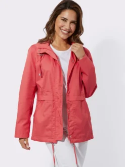 Kapuzenjacke mit Stehkragen