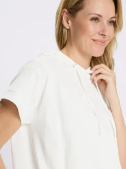 Kapuzenshirt mit überschnittenen Schultern
