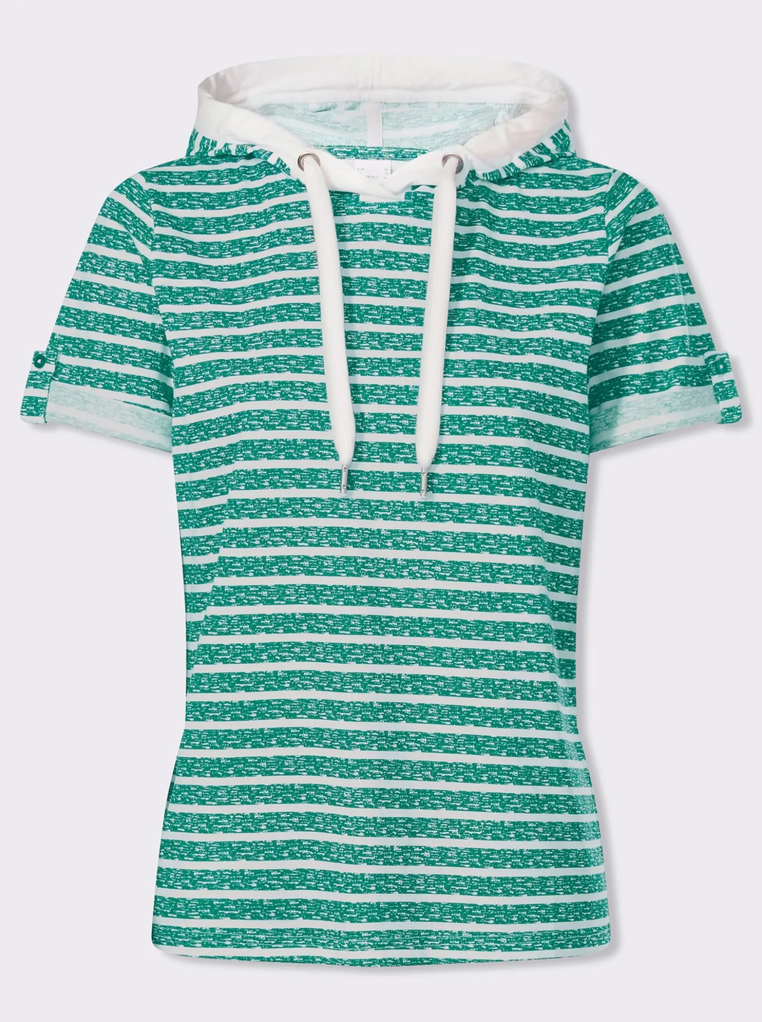 Kapuzenshirt mit kurzen Ärmeln