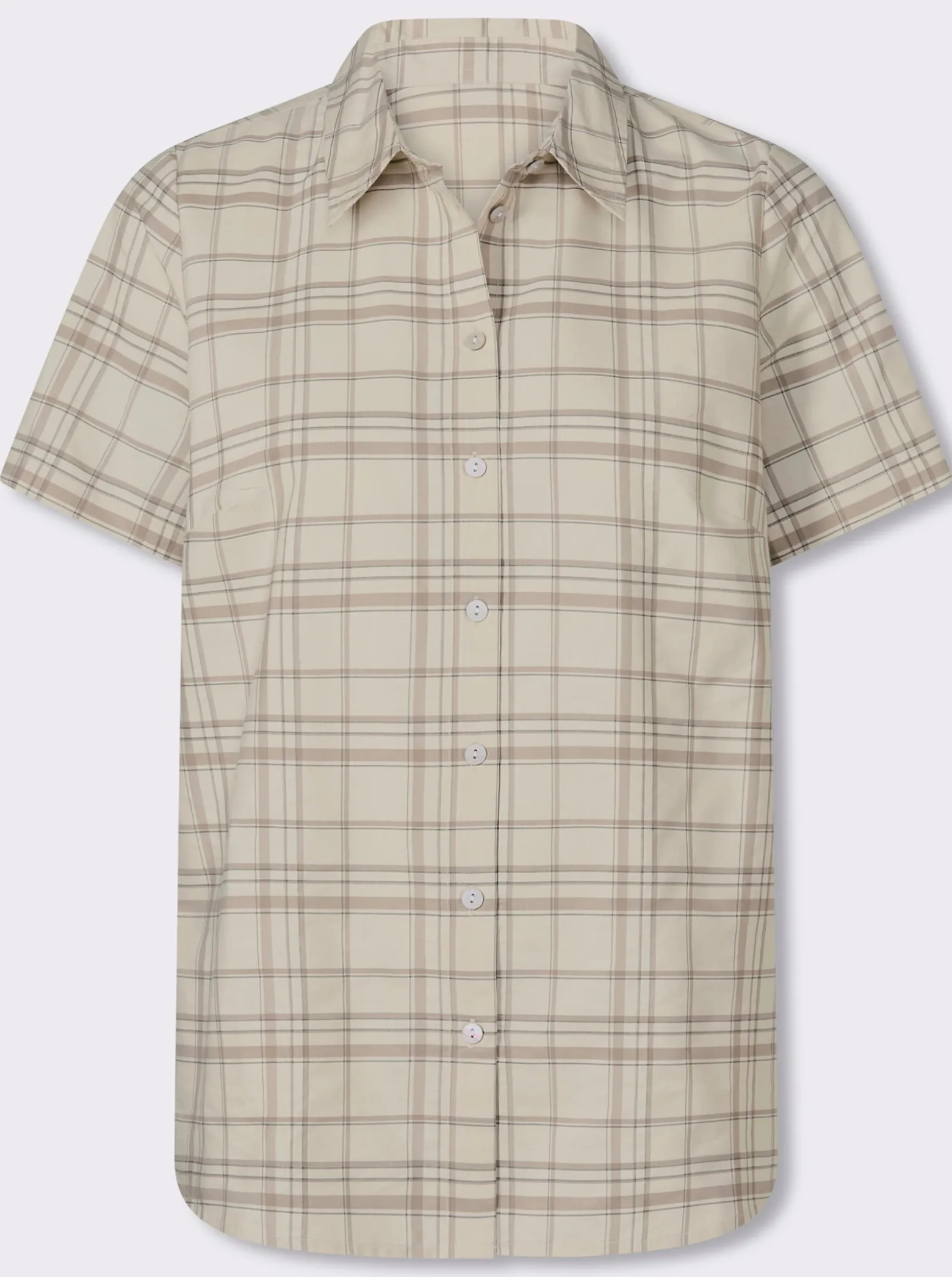 Karobluse mit abgerundetem Saum