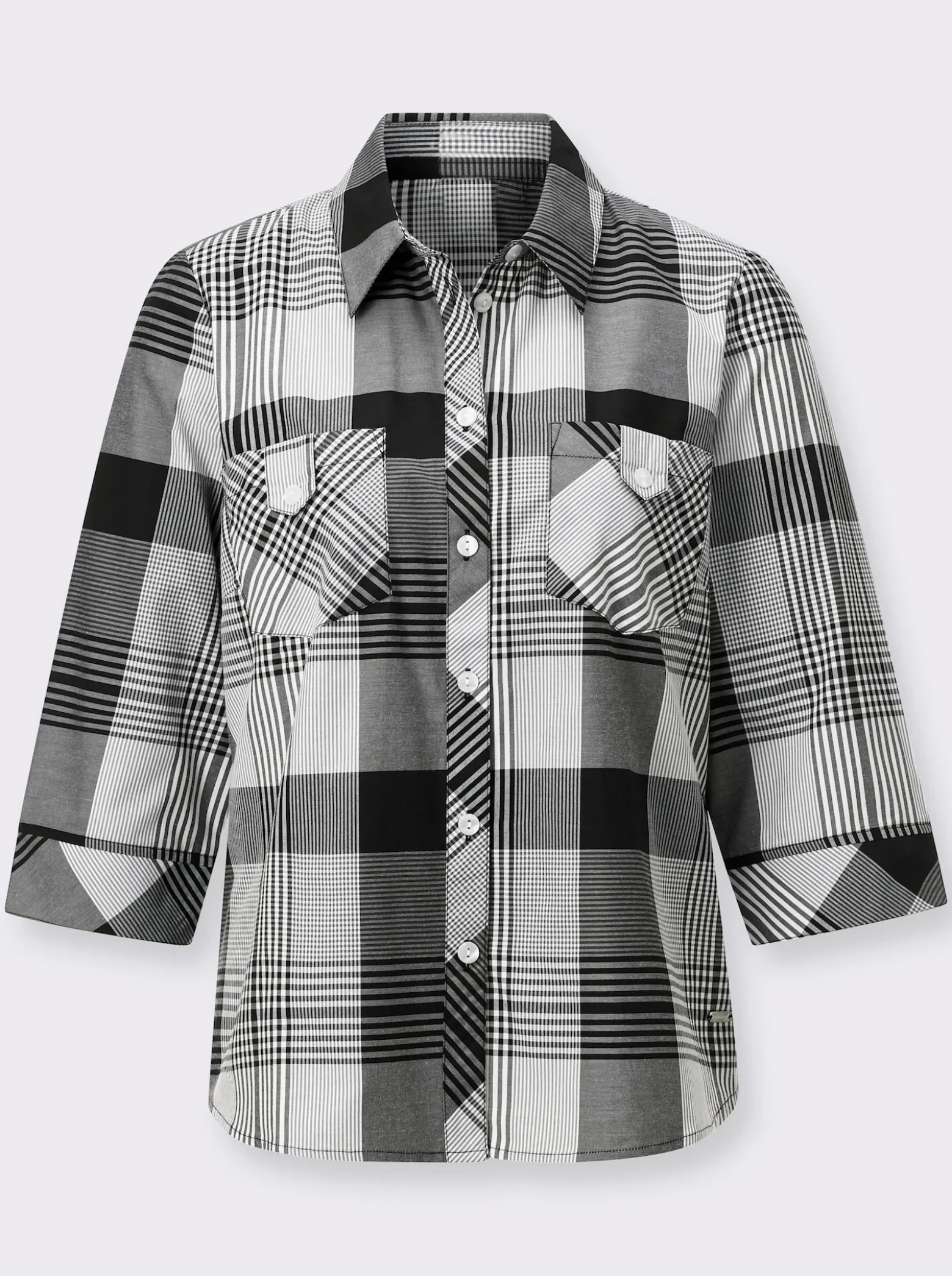Karobluse mit aufgesetzten Brusttaschen