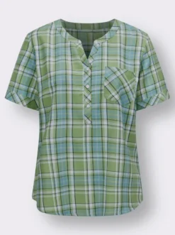 Karobluse mit garngefärbtem Muster