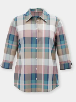 Karobluse mit Krempelärmeln