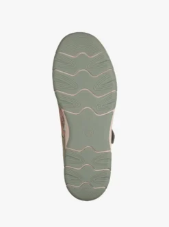 Klettschuh mit floralem Druck