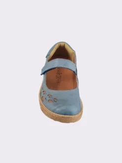 Klettschuh mit Leder-Wechselfußbett