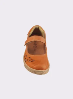 Klettschuh mit Leder-Wechselfußbett