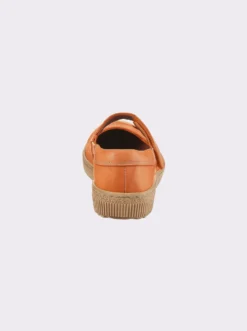 Klettschuh mit Leder-Wechselfußbett