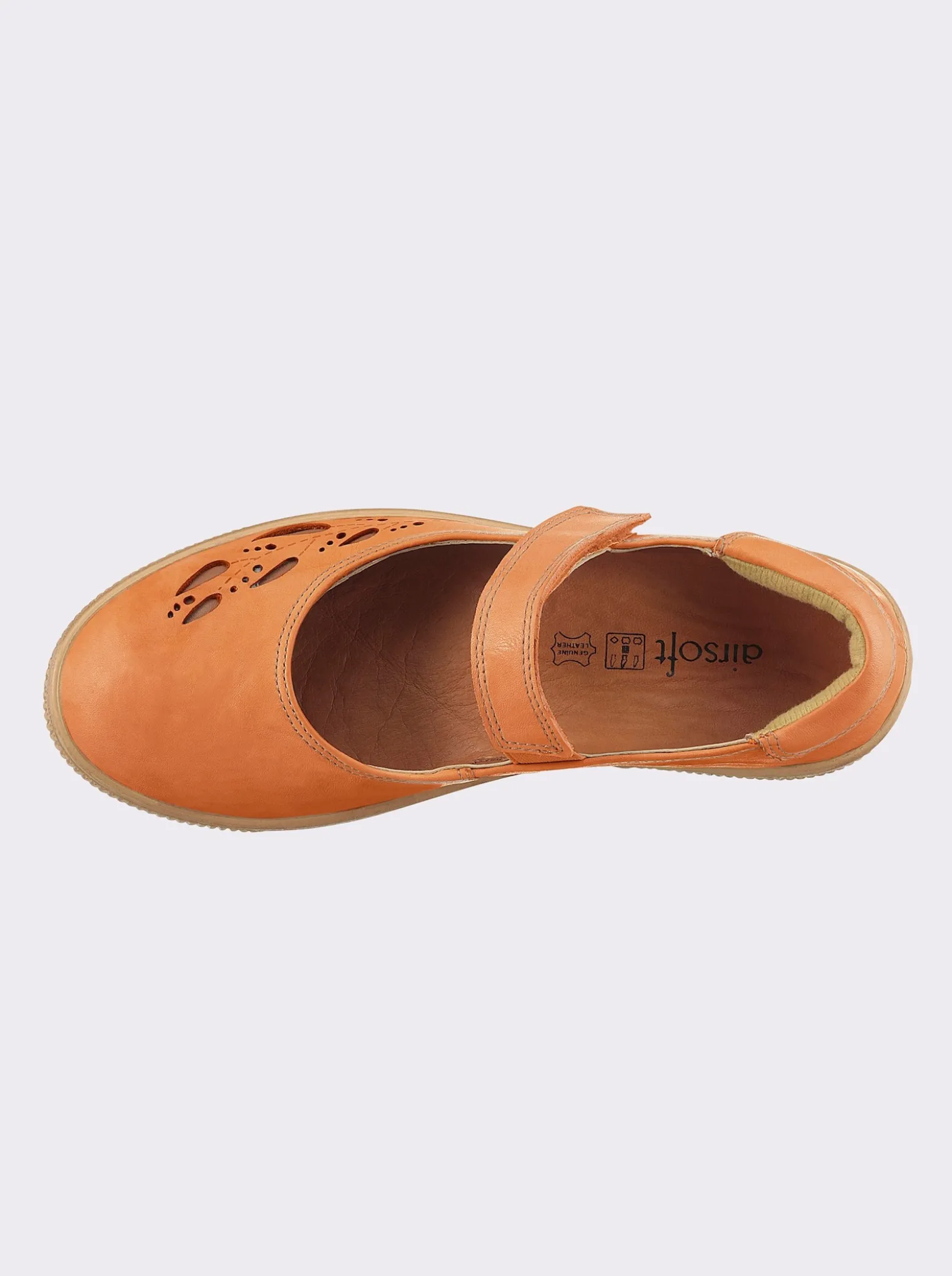 Klettschuh mit Leder-Wechselfußbett