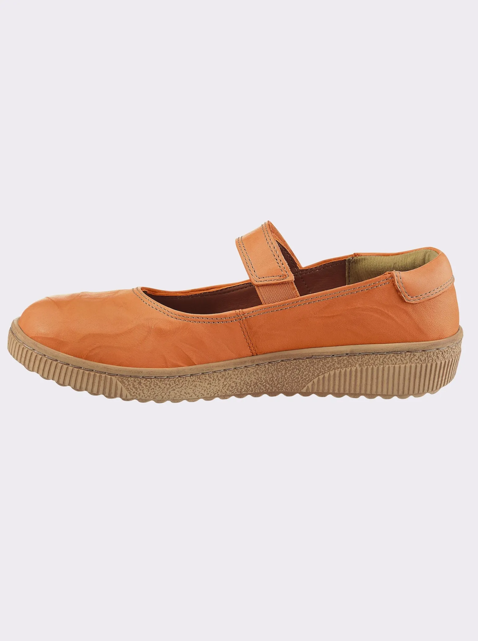 Klettschuh mit Leder-Wechselfußbett