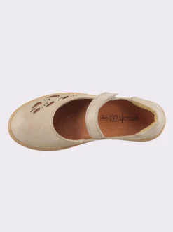 Klettschuh mit Leder-Wechselfußbett