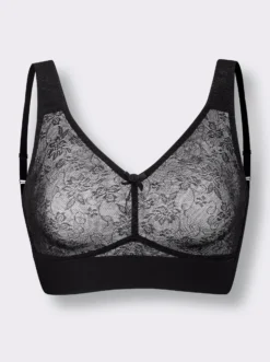Komfort-BH ohne Bügel mit Jacquard-Muster