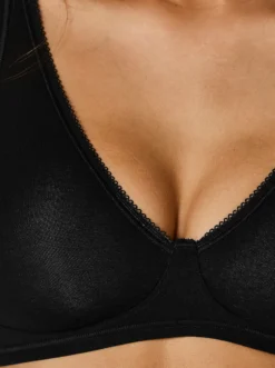 Komfort-BH ohne Bügel mit vorgeformten Cups