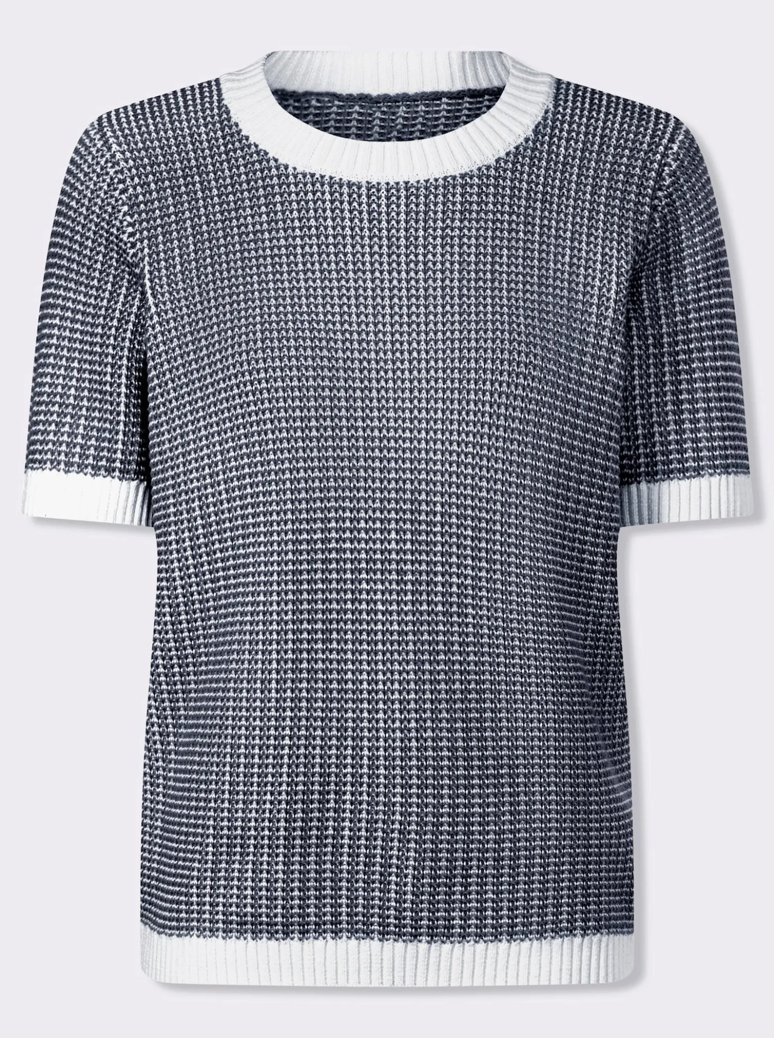 Kurzarmpullover in Baumwoll-Qualität