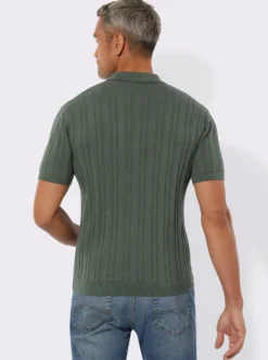 Kurzarmpullover mit 3D-Struktur