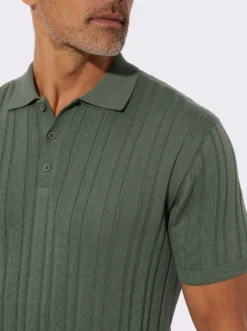 Kurzarmpullover mit 3D-Struktur