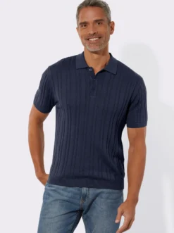 Kurzarmpullover mit 3D-Struktur