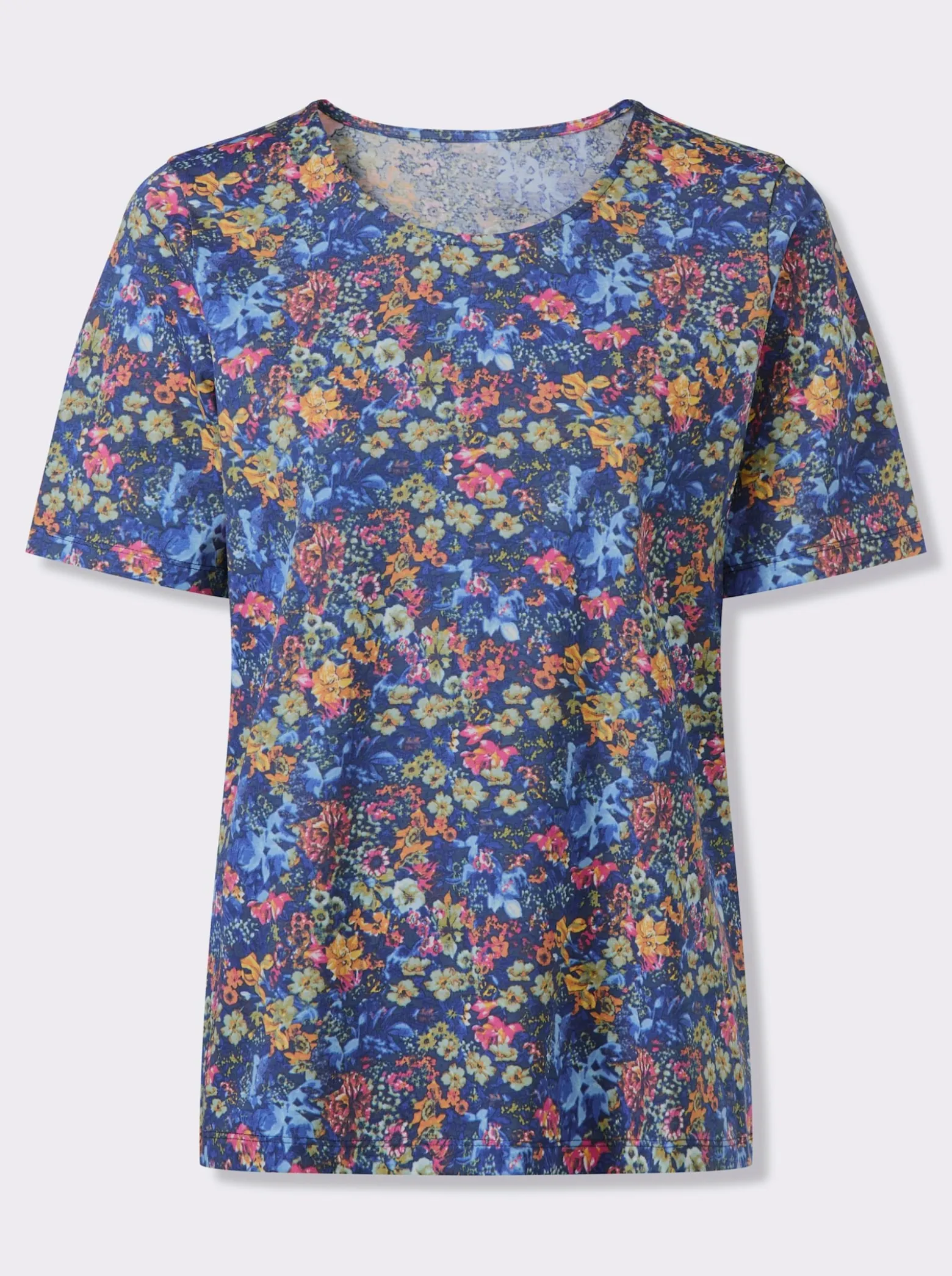 Kurzarmshirt allover bedruckt