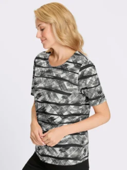 Kurzarmshirt aus reiner Baumwolle