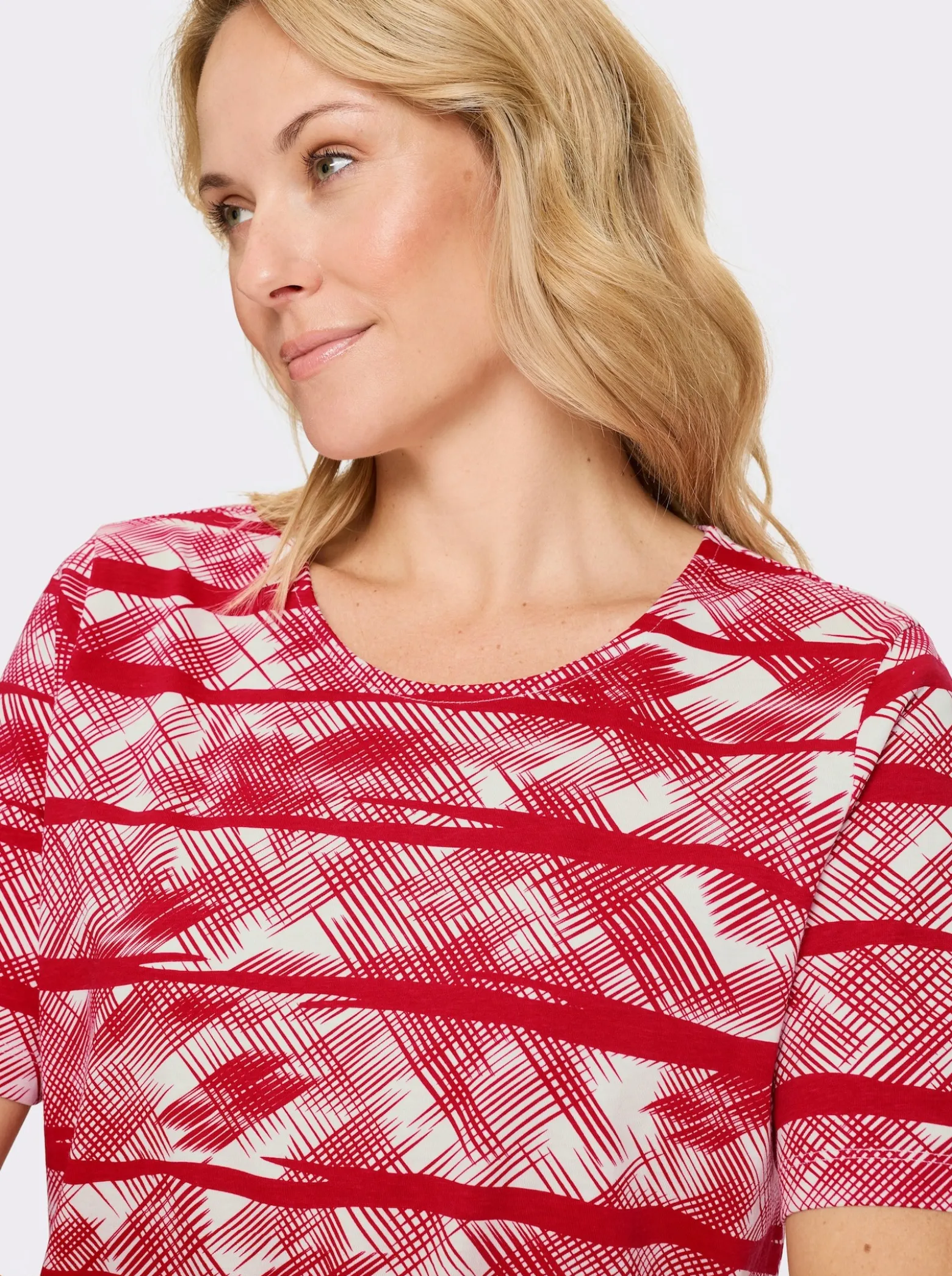 Kurzarmshirt aus reiner Baumwolle