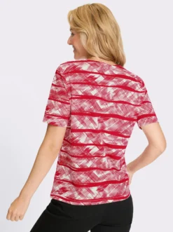 Kurzarmshirt aus reiner Baumwolle