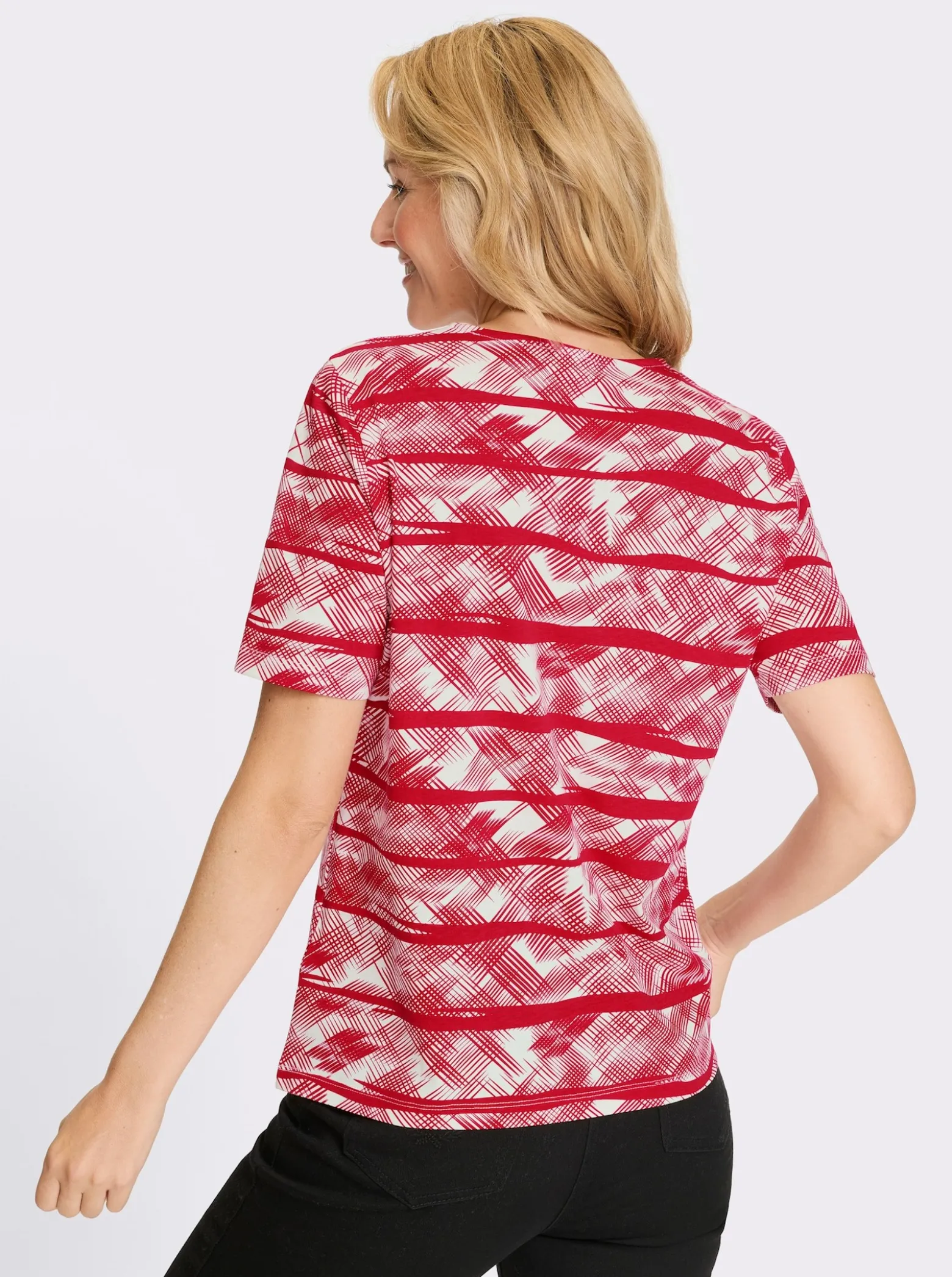 Kurzarmshirt aus reiner Baumwolle