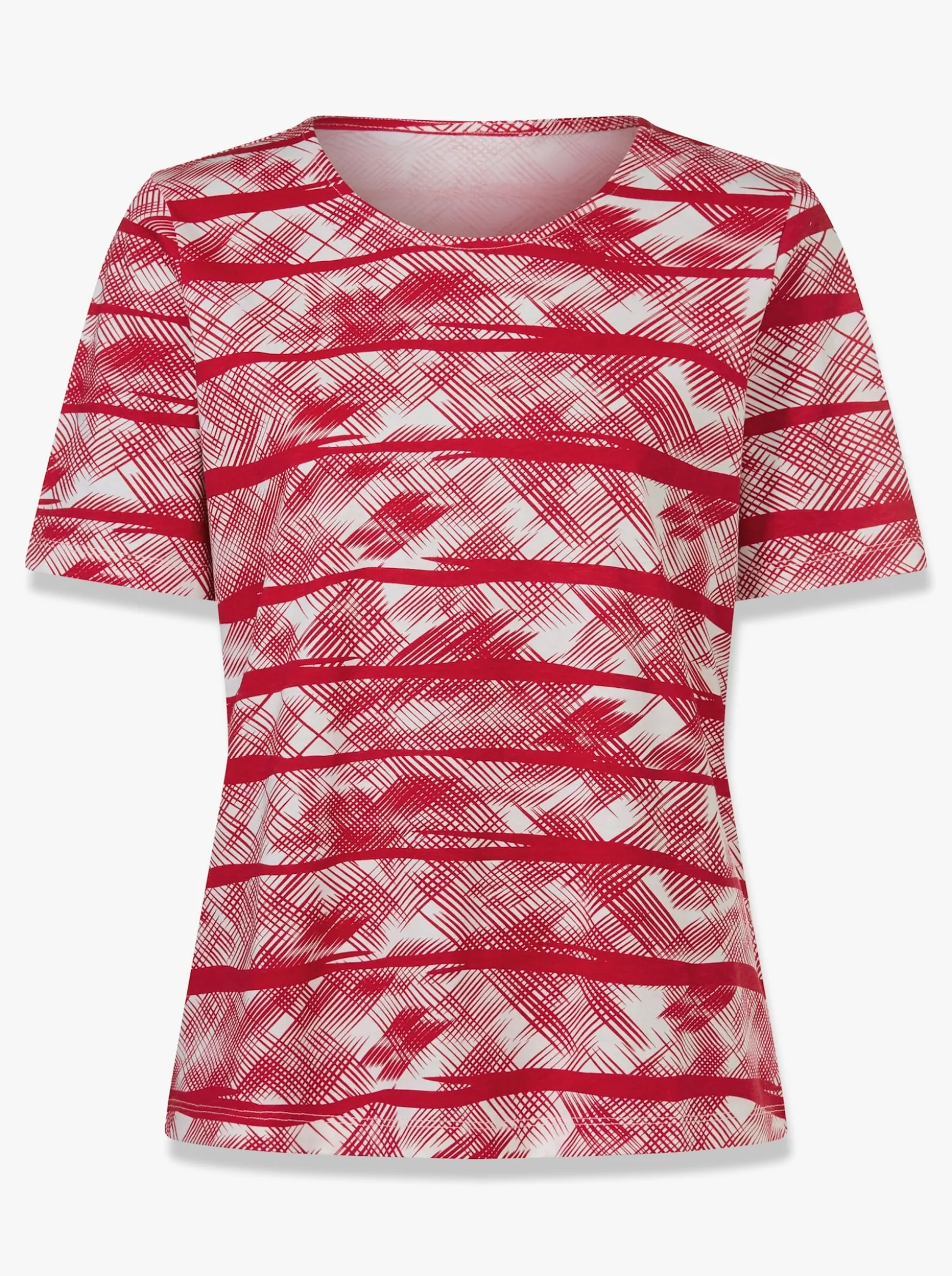 Kurzarmshirt aus reiner Baumwolle