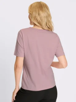 Kurzarmshirt aus reiner Baumwolle