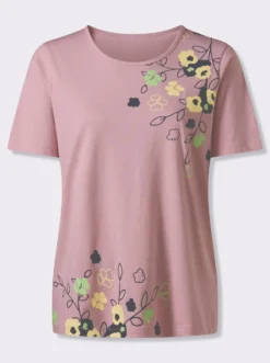 Kurzarmshirt aus reiner Baumwolle
