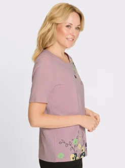 Kurzarmshirt aus reiner Baumwolle